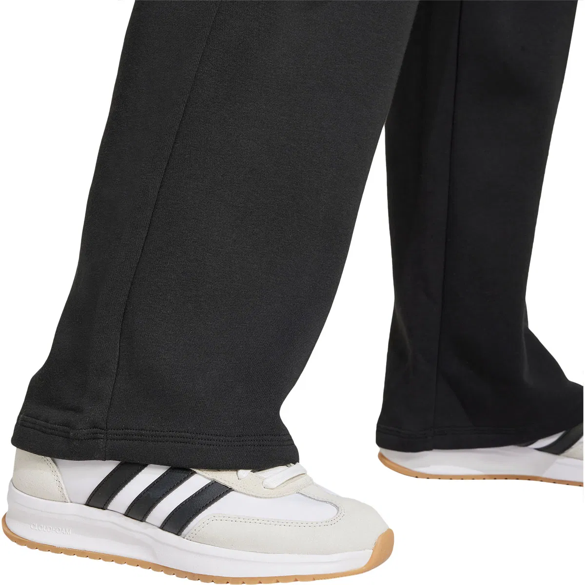 adidas Small Logo Feel Cosy Joggingbukser Dame BLACK/WHITE/BLACK