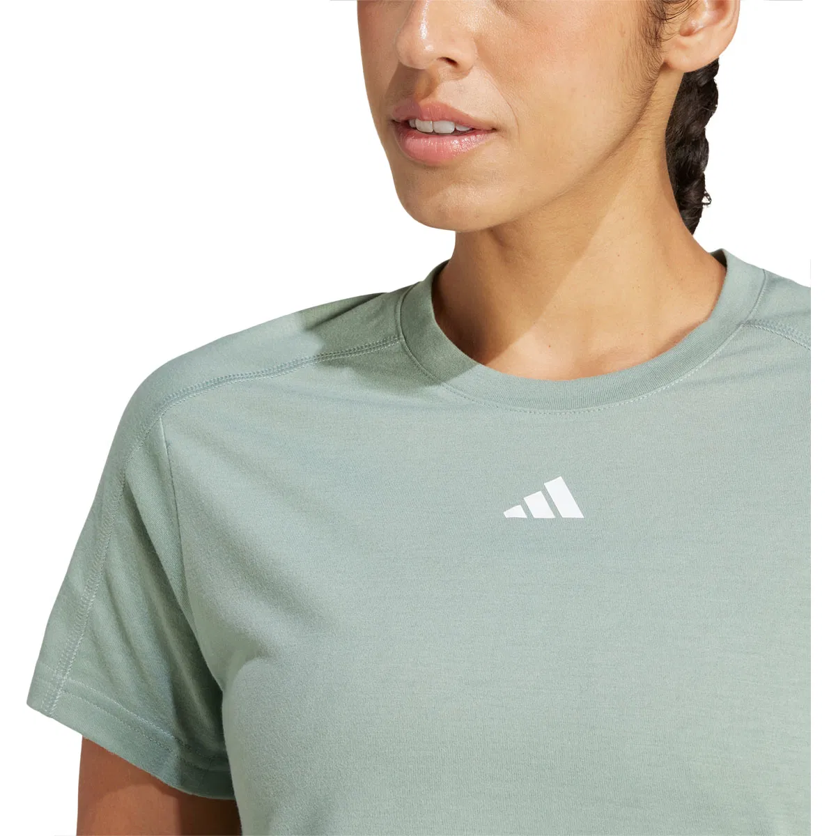 adidas Train Essentials Crew Trænings T-shirt Dame Green