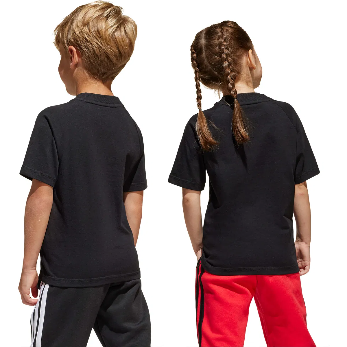 adidas Essentials T-shirt Børn BLACK/WHITE/BLACK