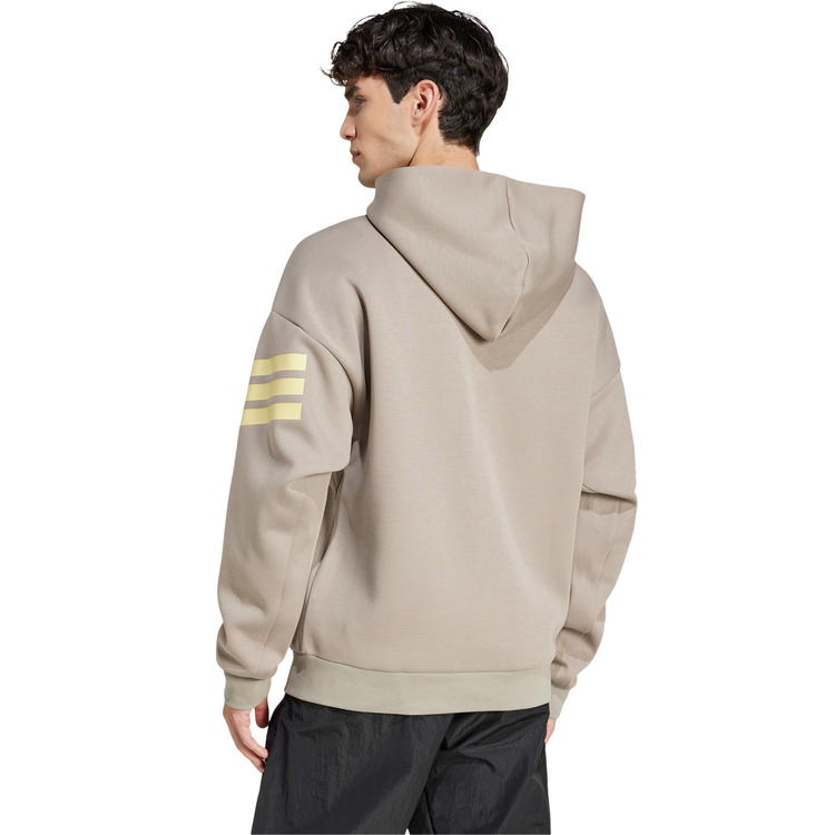 adidas Future Icons 3S Full Zip Hettegenser Herre PUTBEI/PUTGRE/PUTGRE