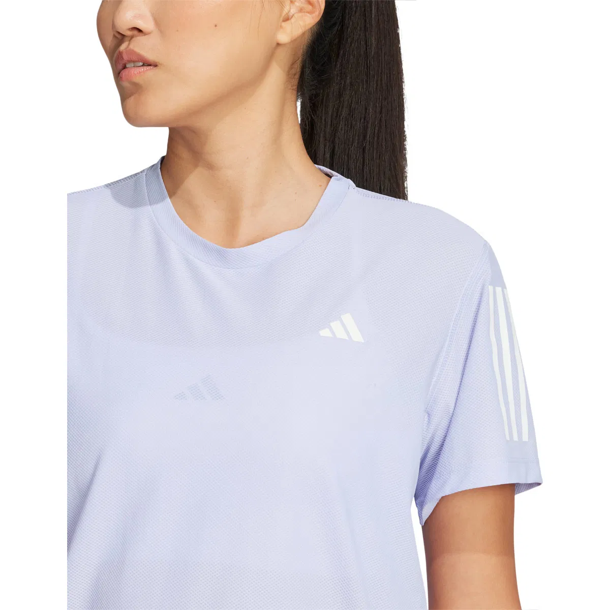 adidas Own The Run Løbe T-shirt Dame VIOTON/BRIRED/SECOBL
