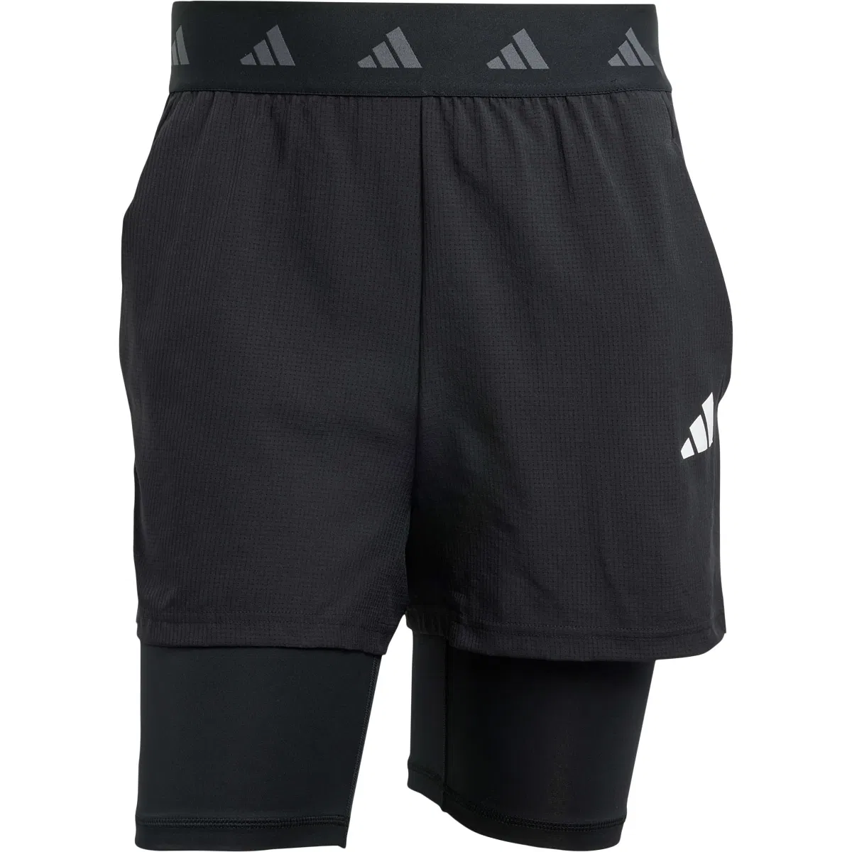 adidas Gym+ 2in1 Træningsshorts Herre BLACK/WHITE/BLACK