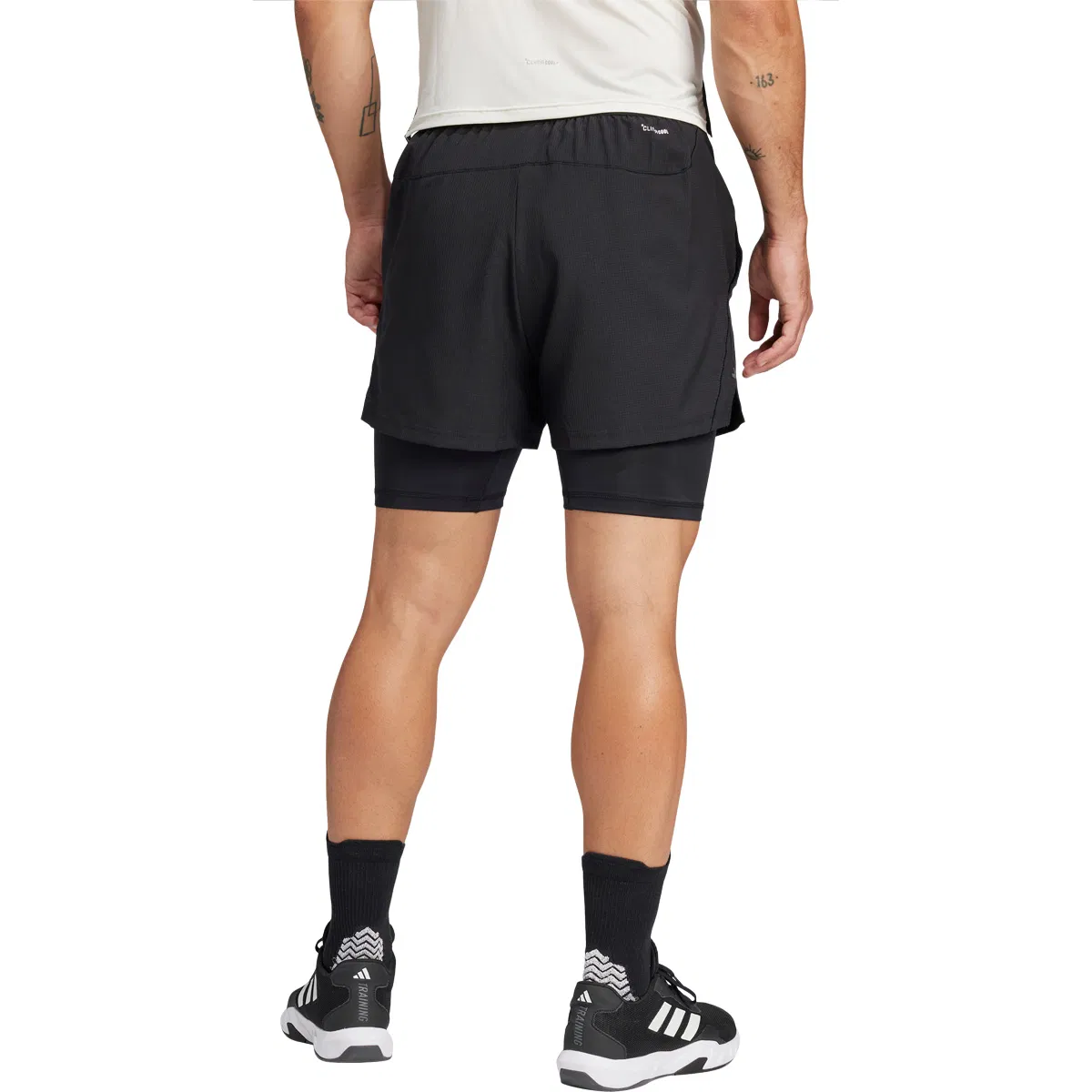 adidas Gym+ 2in1 Træningsshorts Herre BLACK/WHITE/BLACK
