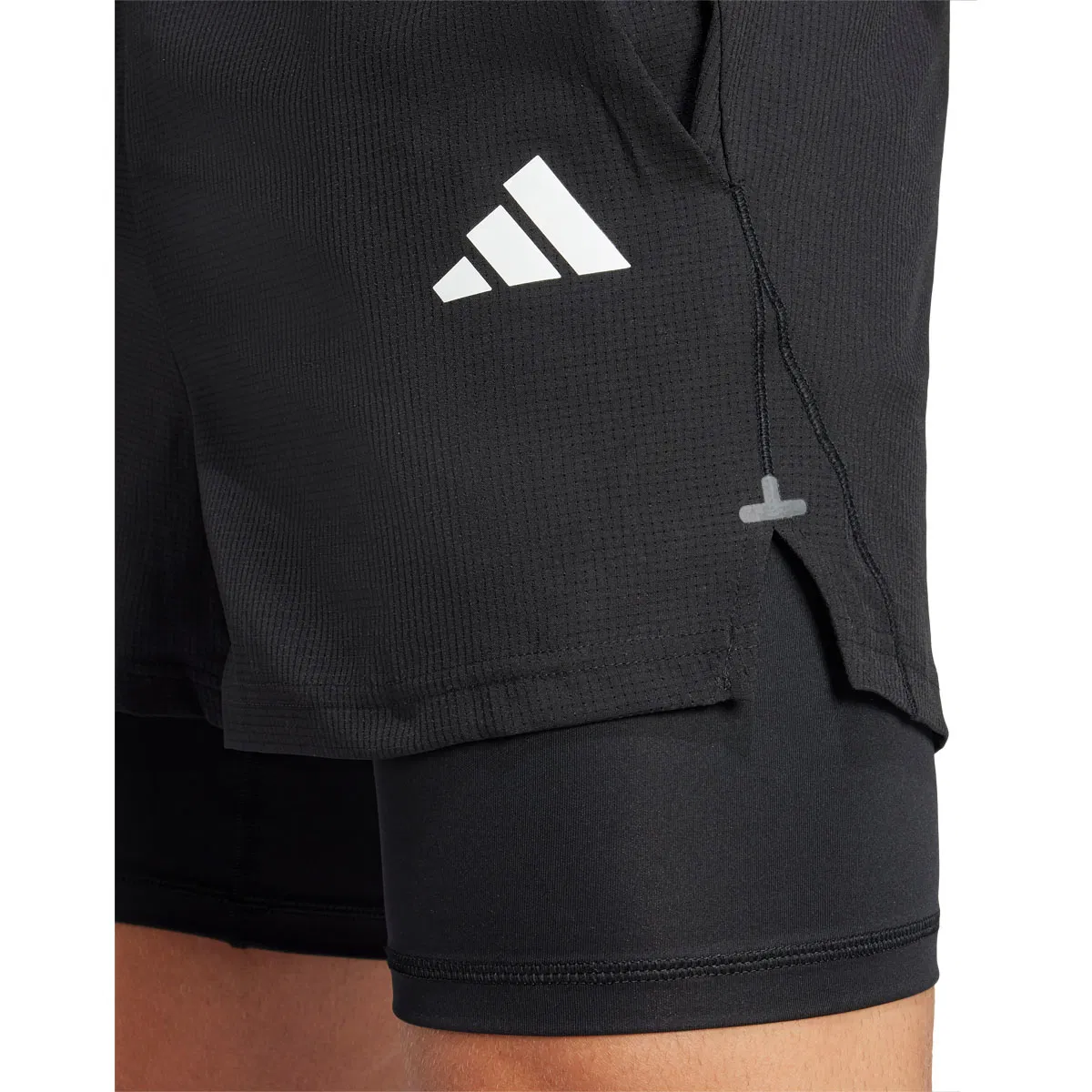 adidas Gym+ 2in1 Træningsshorts Herre BLACK/WHITE/BLACK