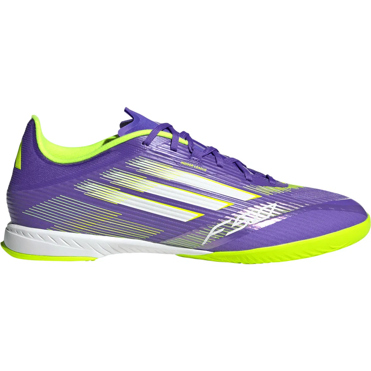 adidas F50 League IN Fodboldsko Purple/Lime