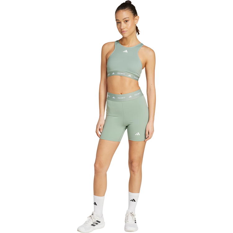 adidas Techfit Korte Træningsshorts Dame SILGRN
