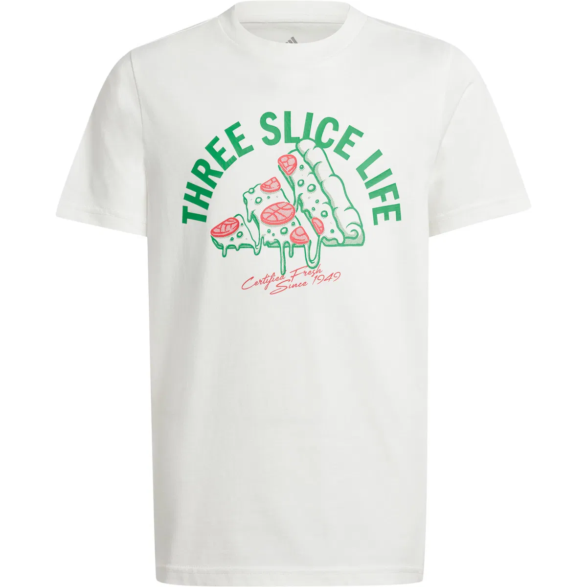 adidas L Pizza T-skjorte Barn OWHITE