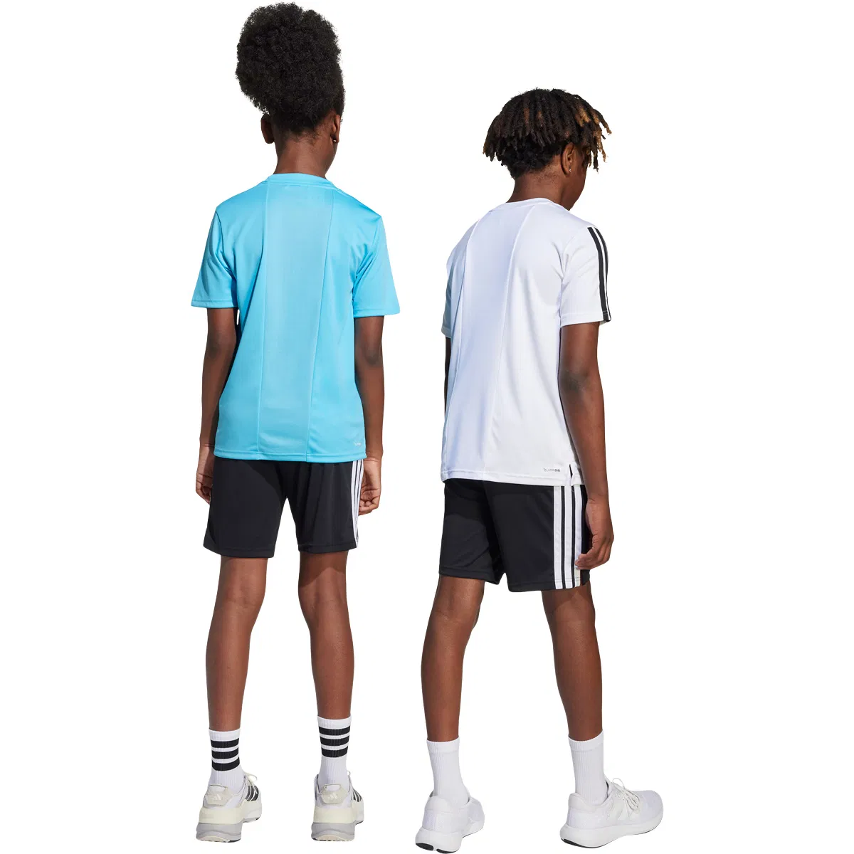 adidas Train Essentials 3-Stripes Treningsshorts Barn BLACK/WHITE