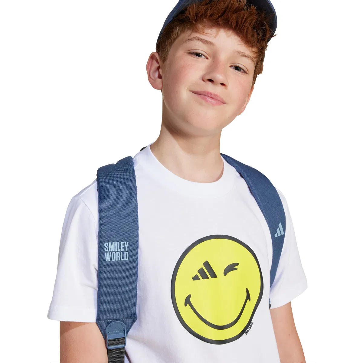 adidas X Smileyworld Graphics T-shirt Børn WHITE/CARBON/BYELLO/B