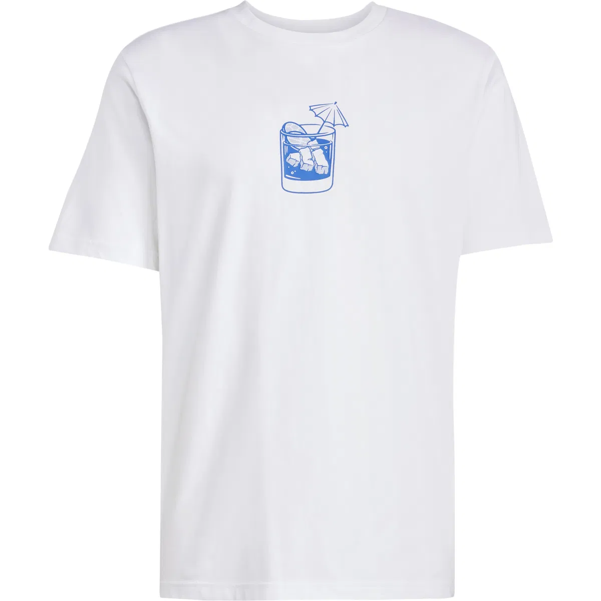 adidas Lounge Drink Graphic T-shirt  WHITE/PNKFUS/BLILIL/M