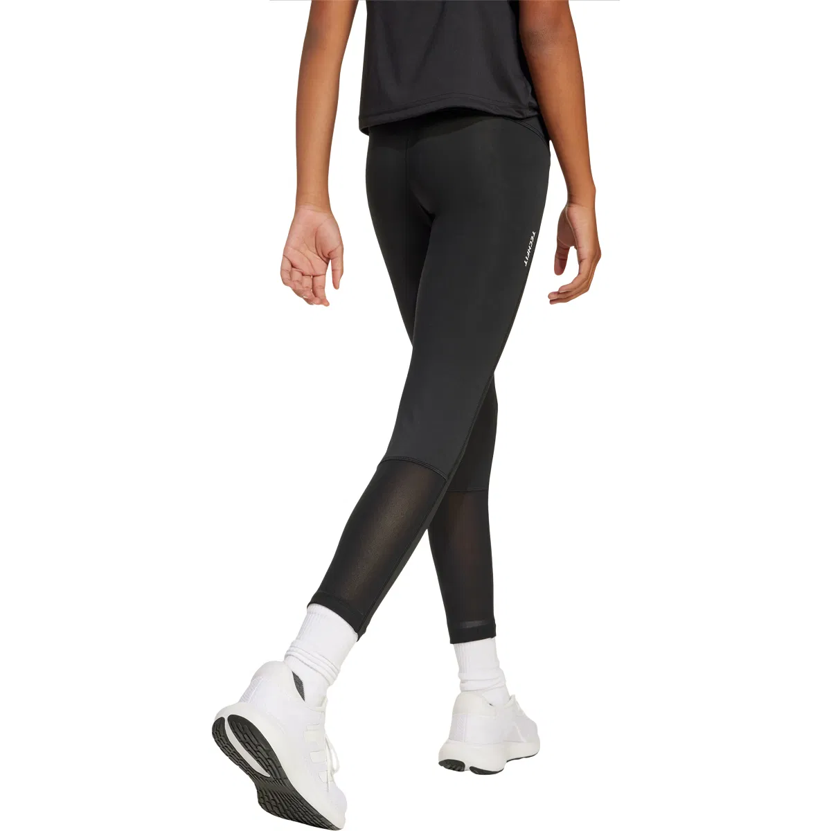 adidas Techfit Træningstights Børn BLACK/WHITE/BLACK