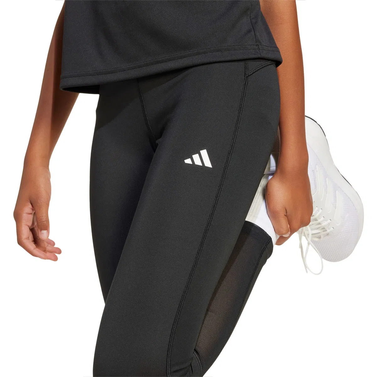 adidas Techfit Træningstights Børn BLACK/WHITE/BLACK