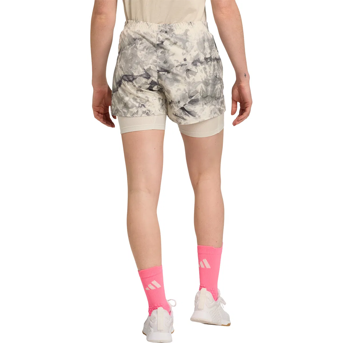 adidas Own The Run SD 2in1 Løbeshorts Dame Beige
