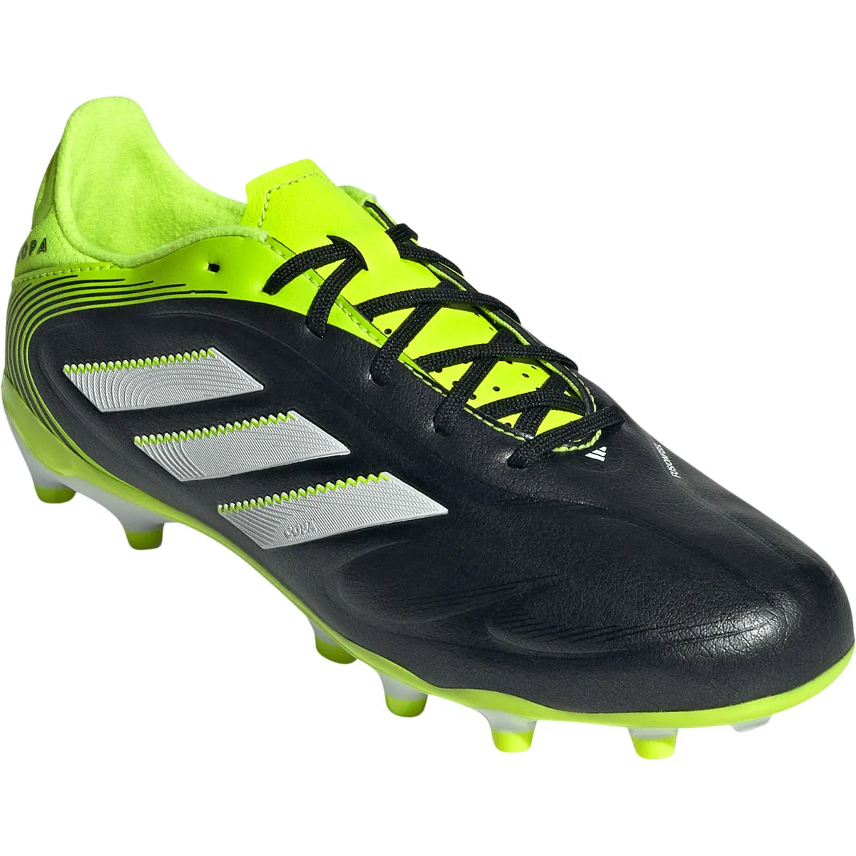 adidas Copa Pure III League FG/MG Fodboldstøvler Børn Black/Lime