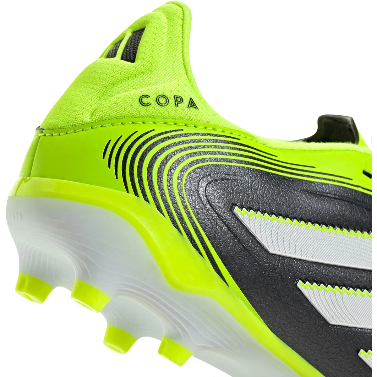 adidas Copa Pure III League FG/MG Fodboldstøvler Børn Black/Lime