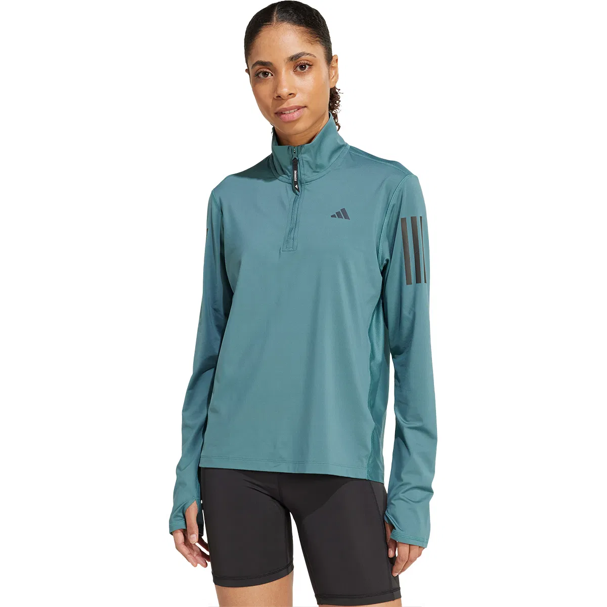 adidas Own The Run B Half Zip Løbetrøje Dame Blue