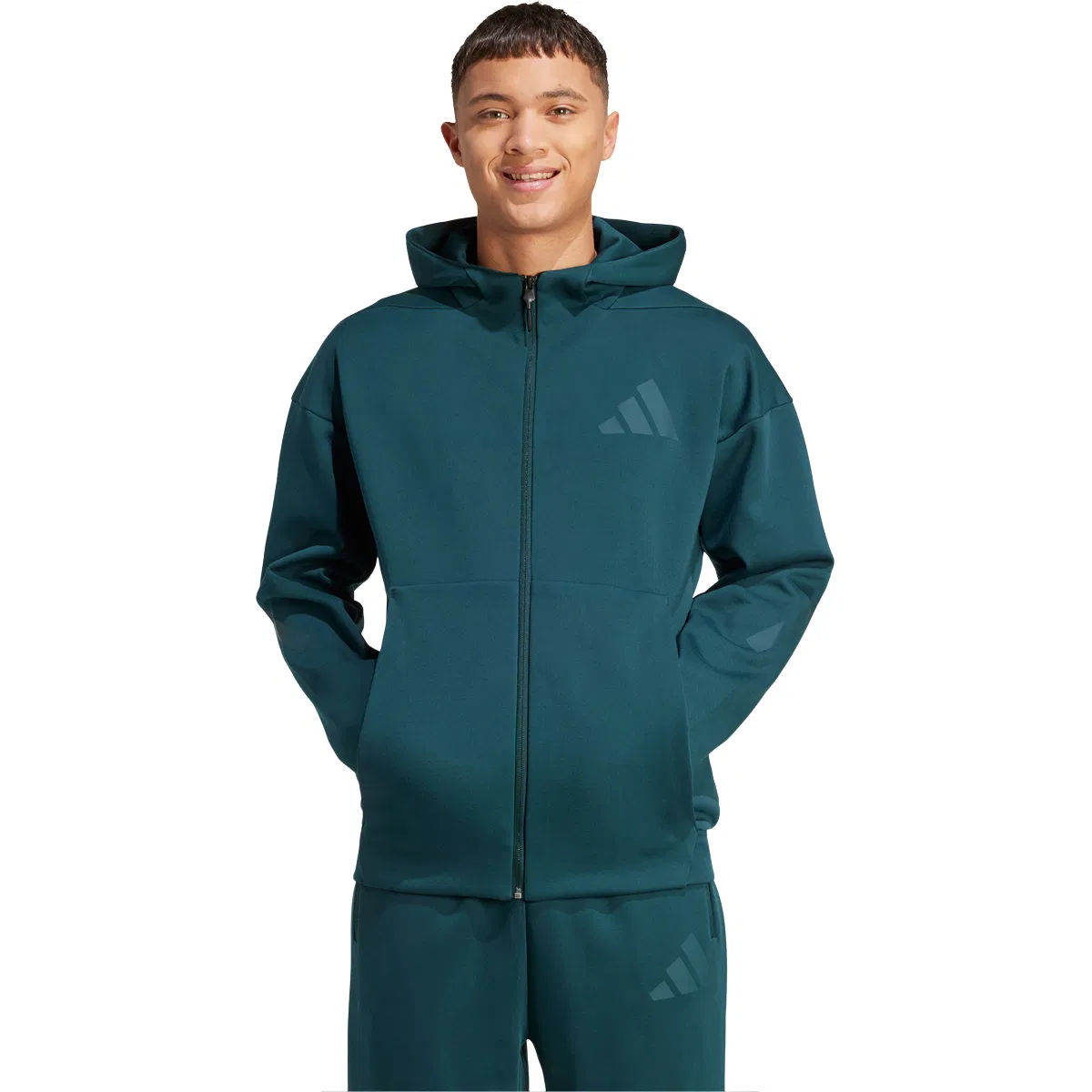adidas Z.N.E. Full Zip Hættetrøje Herre Blue