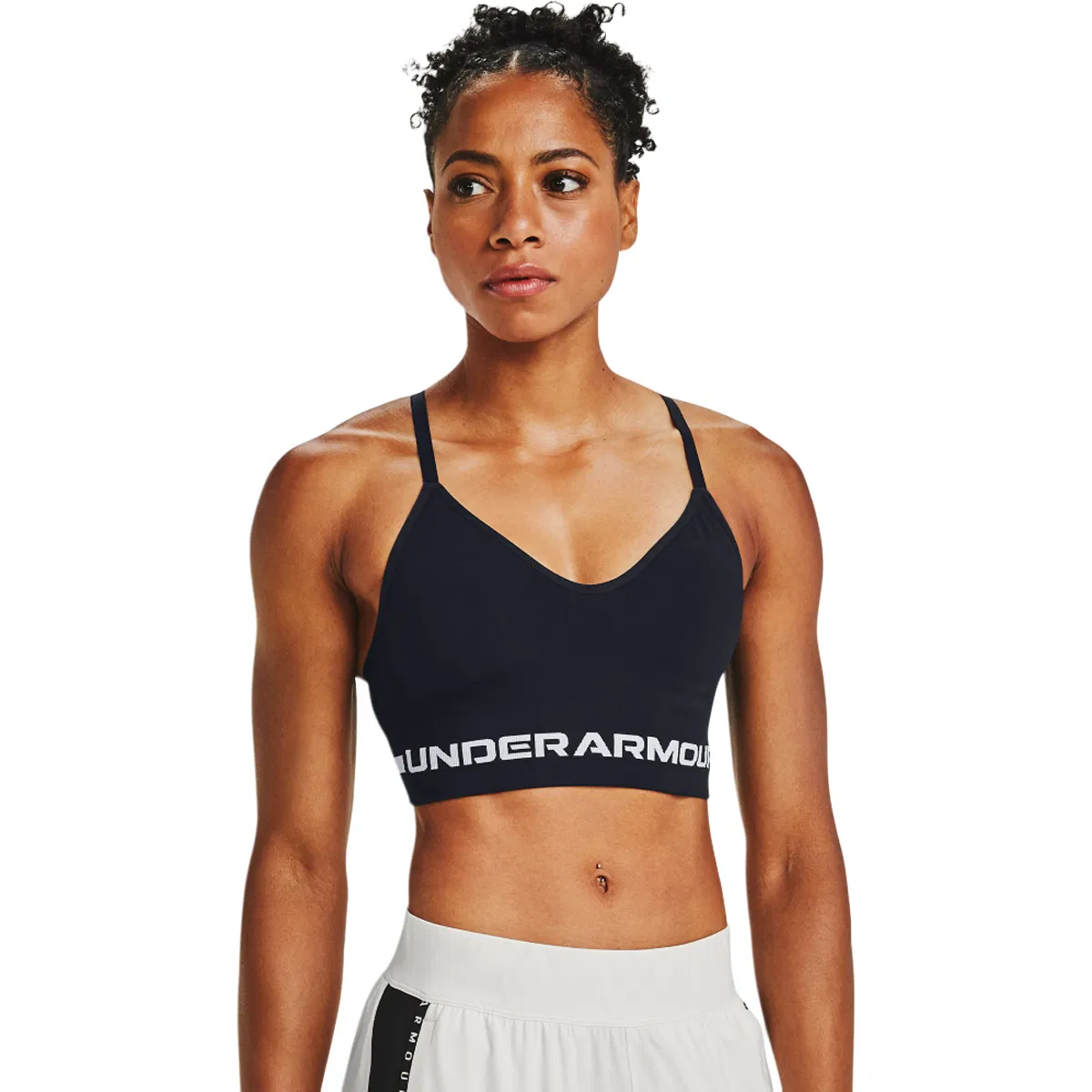 Under Armour Seamless Light Support Sports BH Dame BLACK