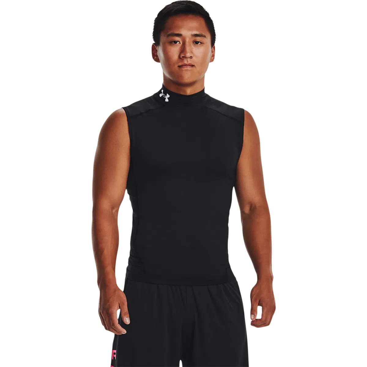 Under Armour HeatGear Armour Mock Kompresjonstop Løpetrøye til Herre Black