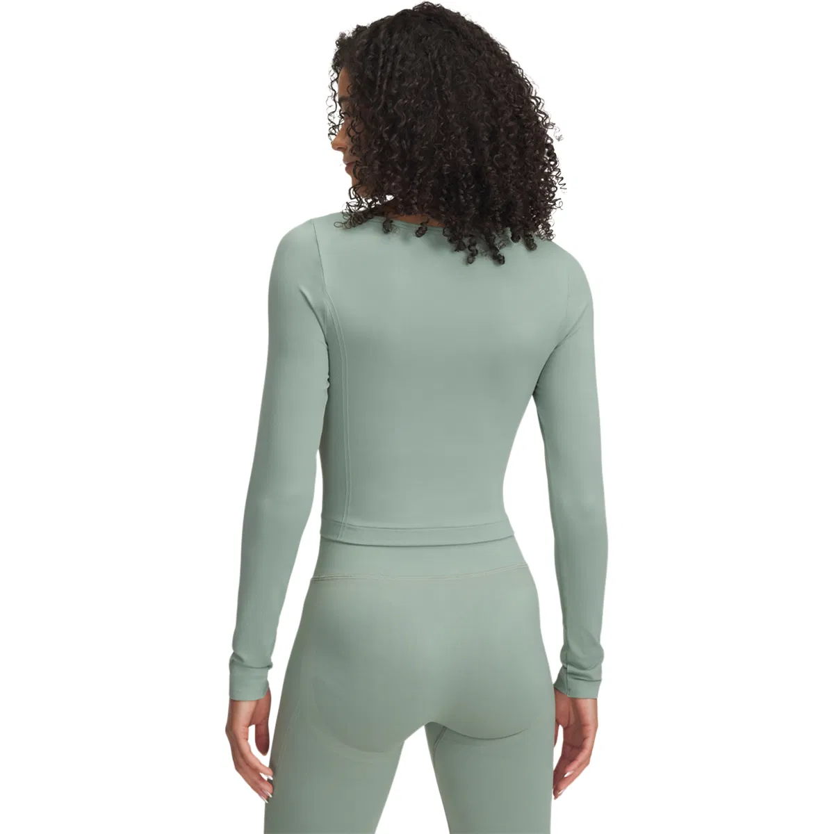 Under Armour Train Seamless Langermet Trenings T-skjorte Dame Silica Green