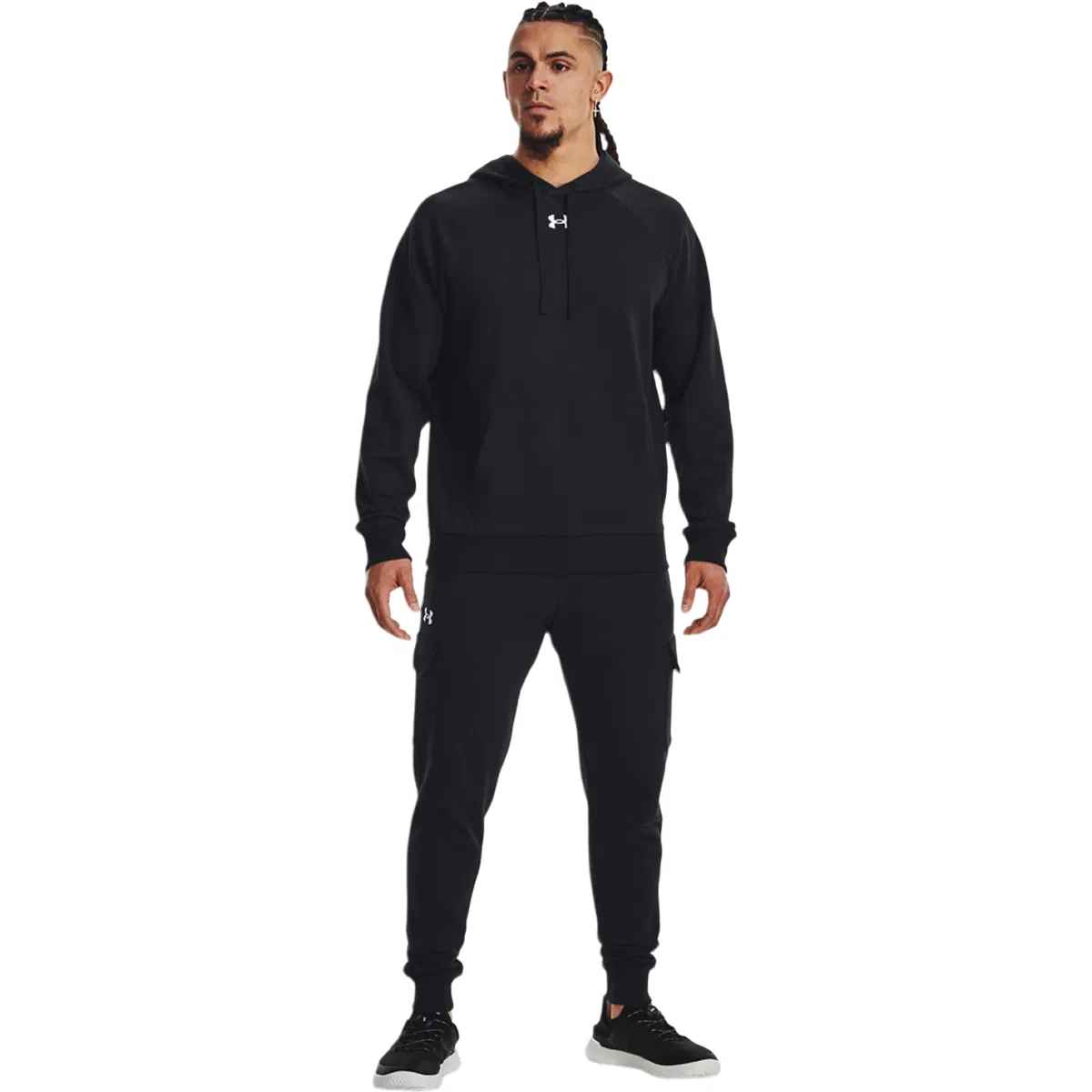 Under Armour Rival Fleece Hættetrøje Herre BLACK