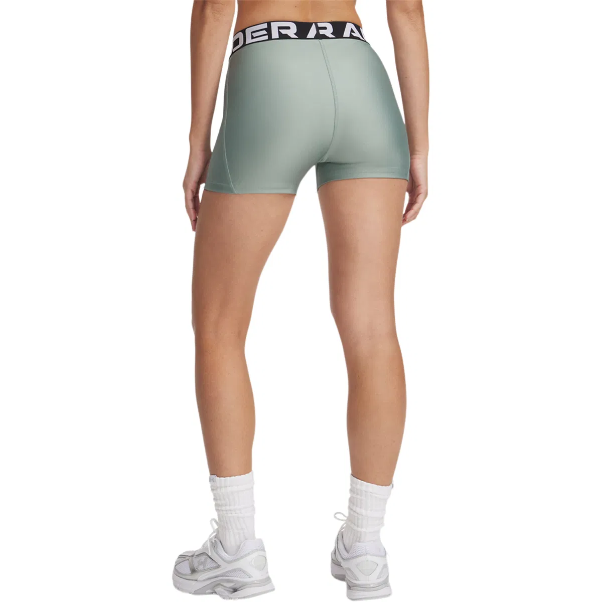 Under Armour HeatGear Authentics Korte Træningstights Dame Silica Green