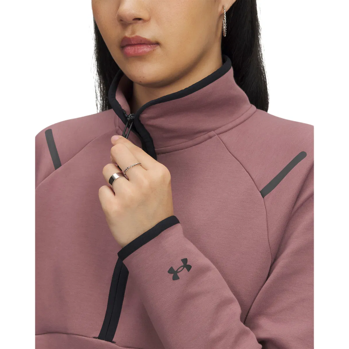 Under Armour Ustoppelig 1/2-glidelås Treningsgenser-Dame Purple