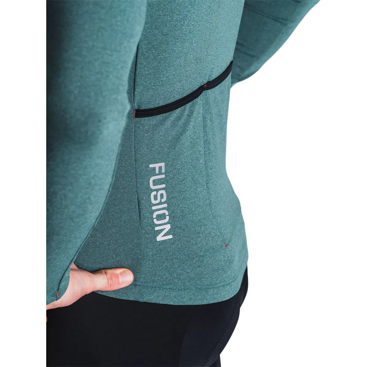 FUSION C3 Light Langærmet Cykeltrøje Unisex Green