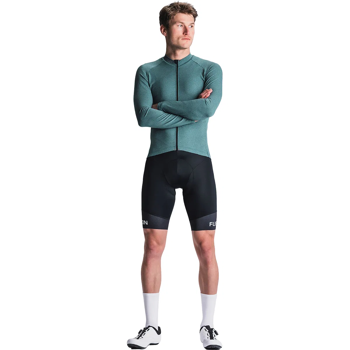 FUSION C3 Light Langærmet Cykeltrøje Unisex Green