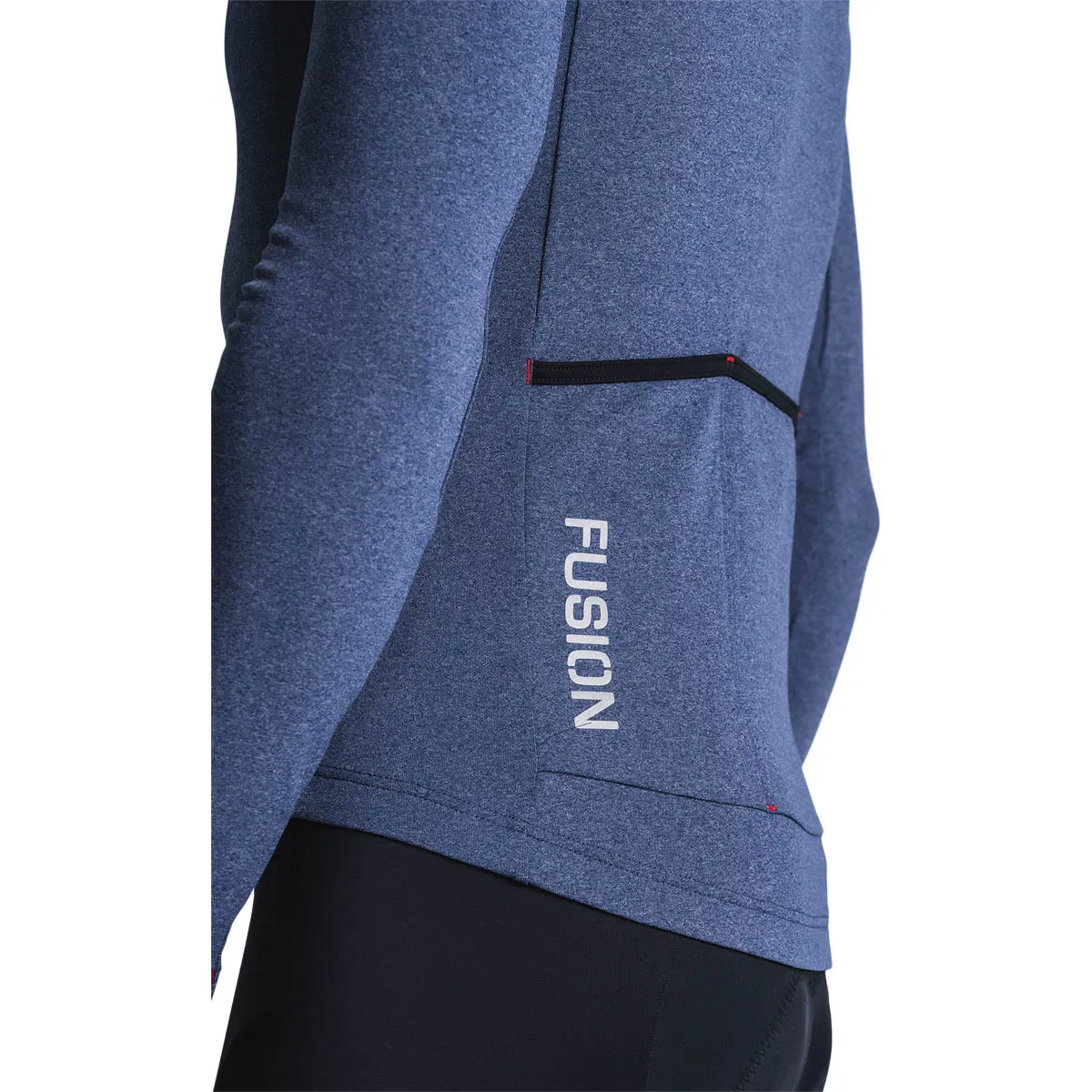 FUSION C3 Light Langærmet Cykeltrøje Unisex Night Blue