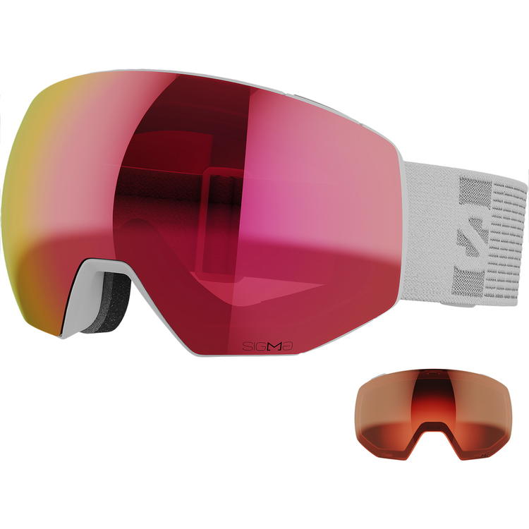 Salomon Radium Prime Sigma Skibriller + Ekstra Linse White/