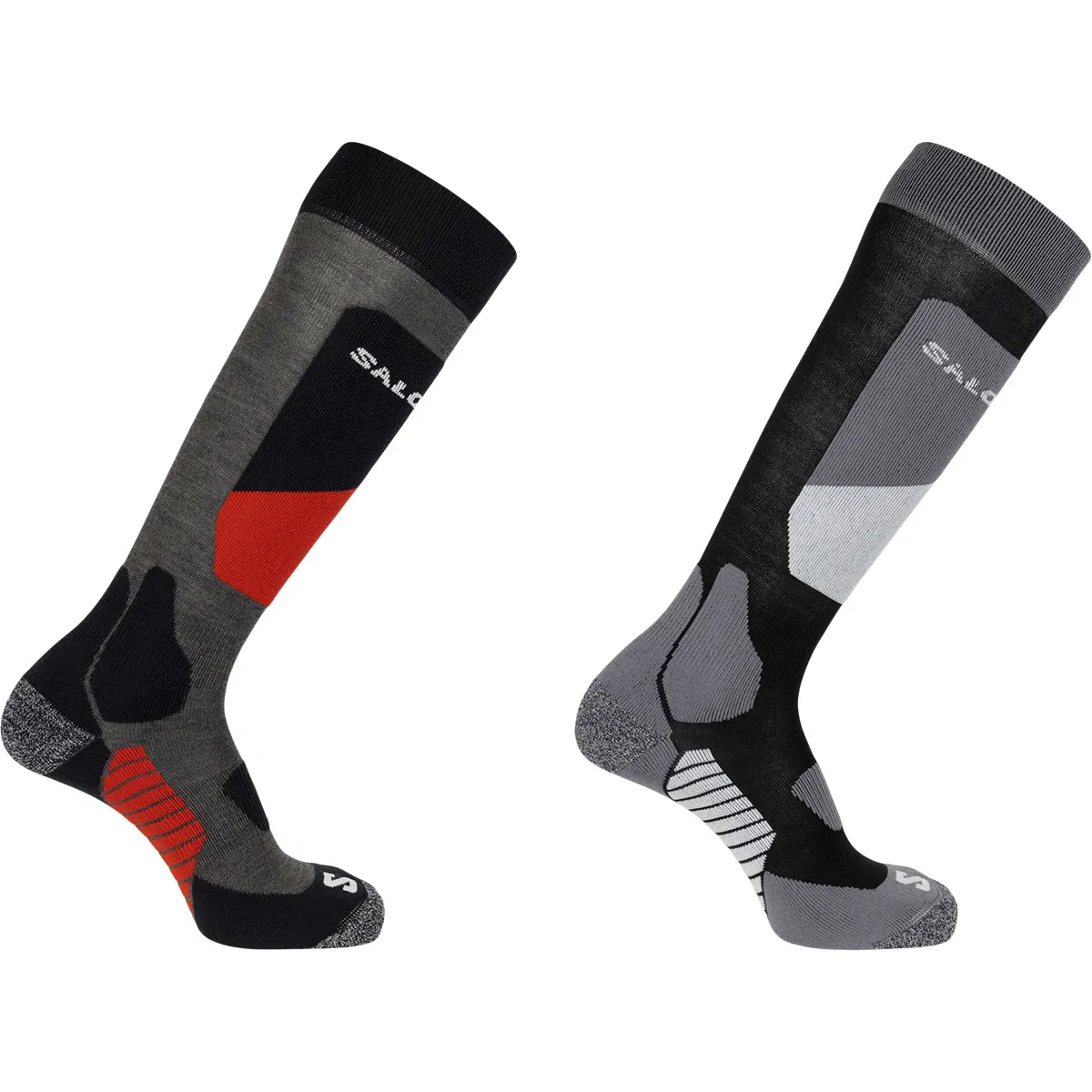 Salomon S/Access 2-pak Skistrømper BLACK/Beluga/