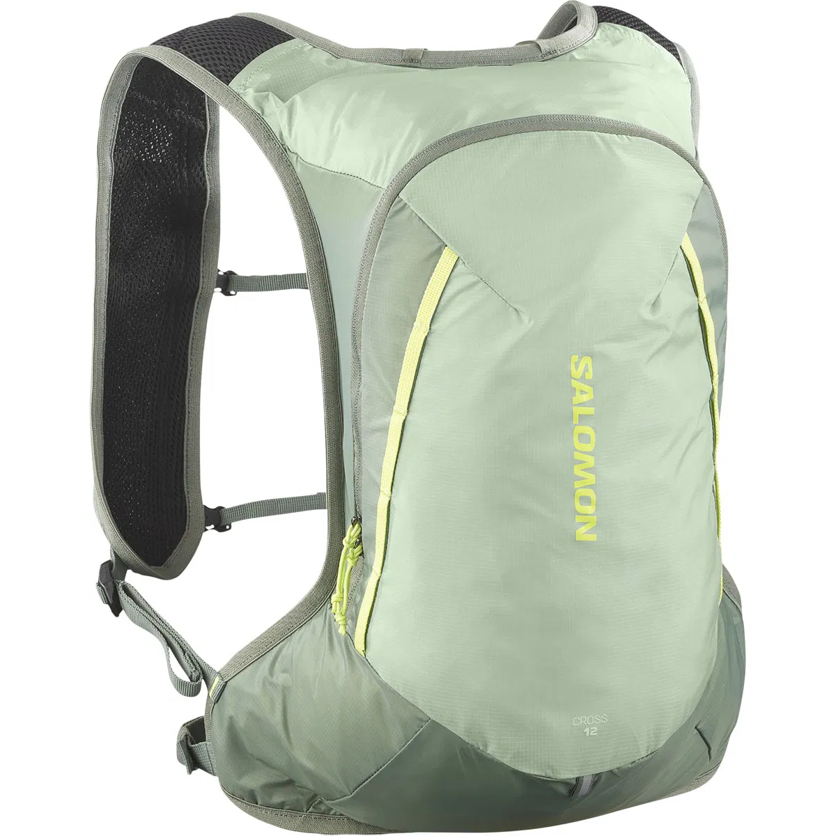 Salomon Cross 12L Løberygsæk GREEN MILIEU / AGAVE GREEN / S