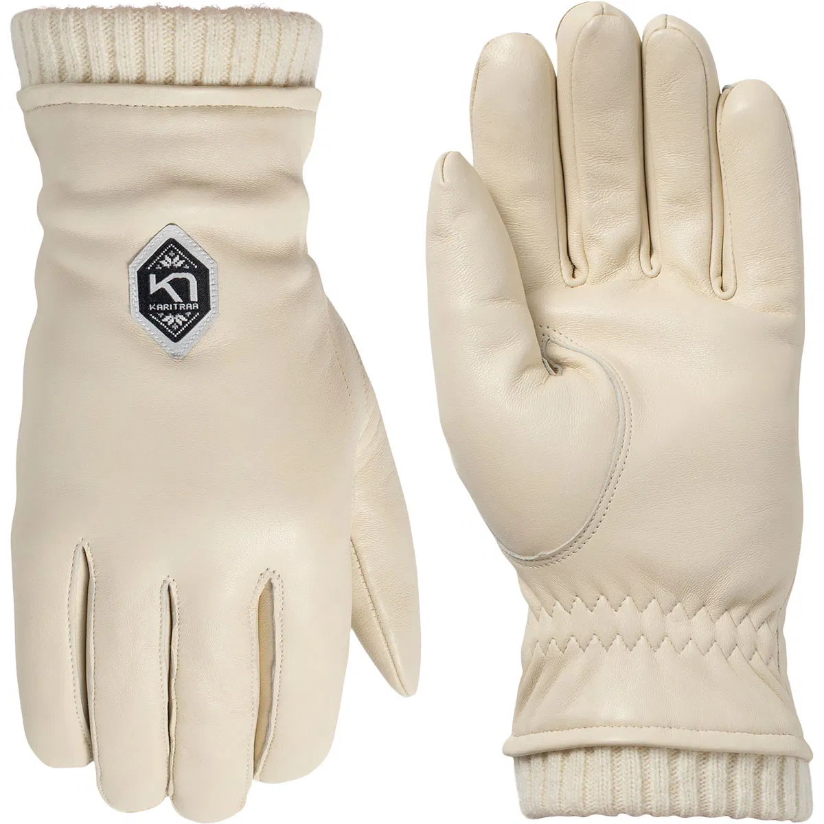 Kari Traa Himle Handsker Dame OFF WHITE