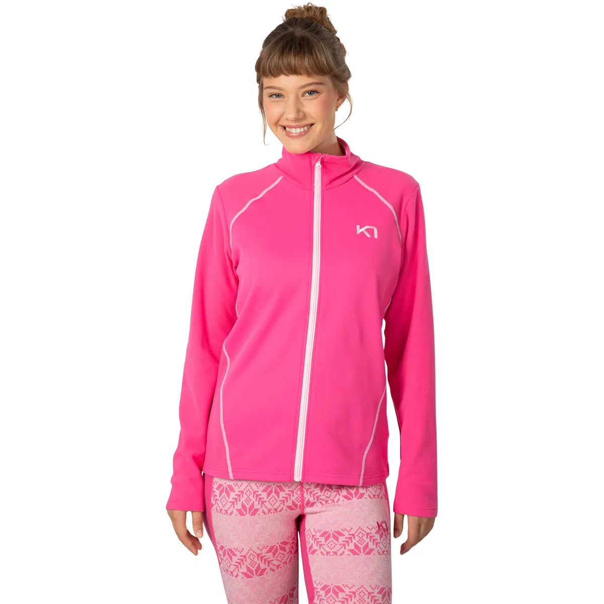 Kari Traa Kari Full Zip Fleecetrøje Dame Spink
