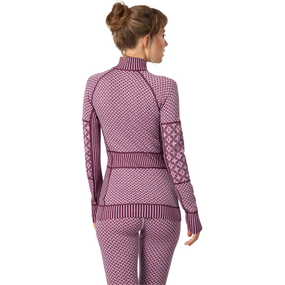 Kari Traa Smekker Half Zip Merino Uld Skiundertrøje Dame Lily