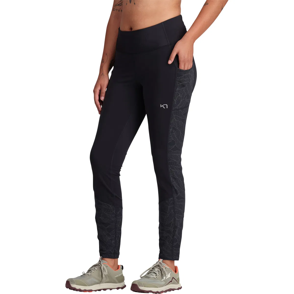 Kari Traa Vilde Thermal Løpetights Dame Black