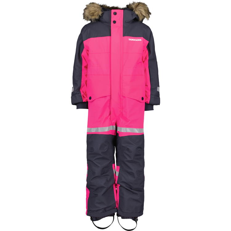 Didriksons Bjärven Flyverdragt Børn TRUE PINK