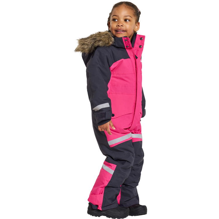 Didriksons Bjärven Flyverdragt Børn TRUE PINK