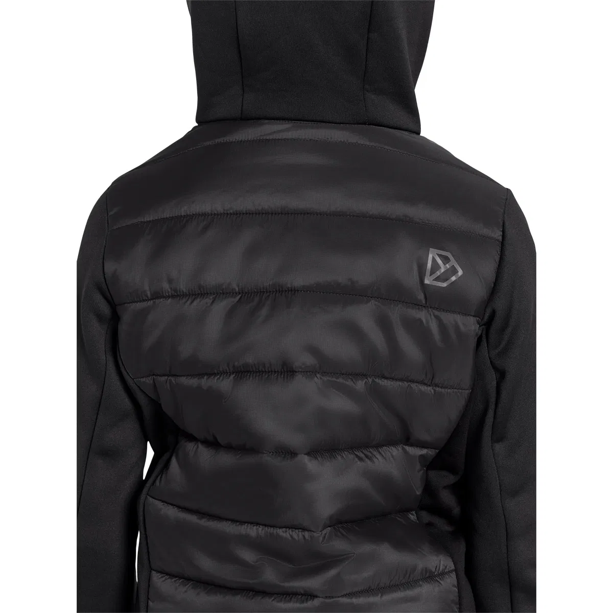 Didriksons Kapris Full Zip 2 Hybrid Jakke Barn BLACK