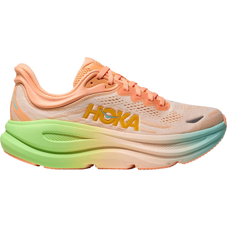 HOKA Bondi 9 Løbesko Herre FROST / PALE TANGERINE