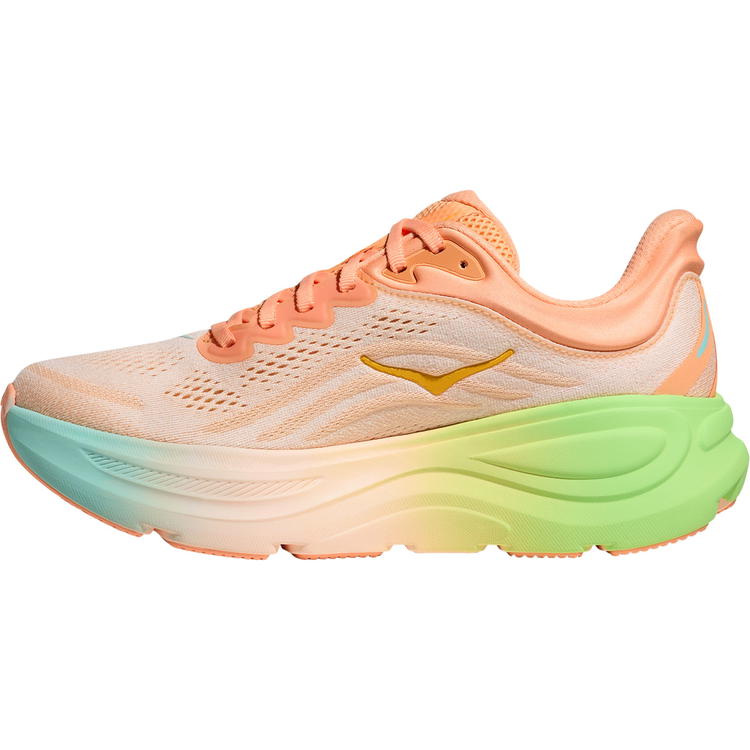 HOKA Bondi 9 Løbesko Dame FROST / PALE TANGERINE
