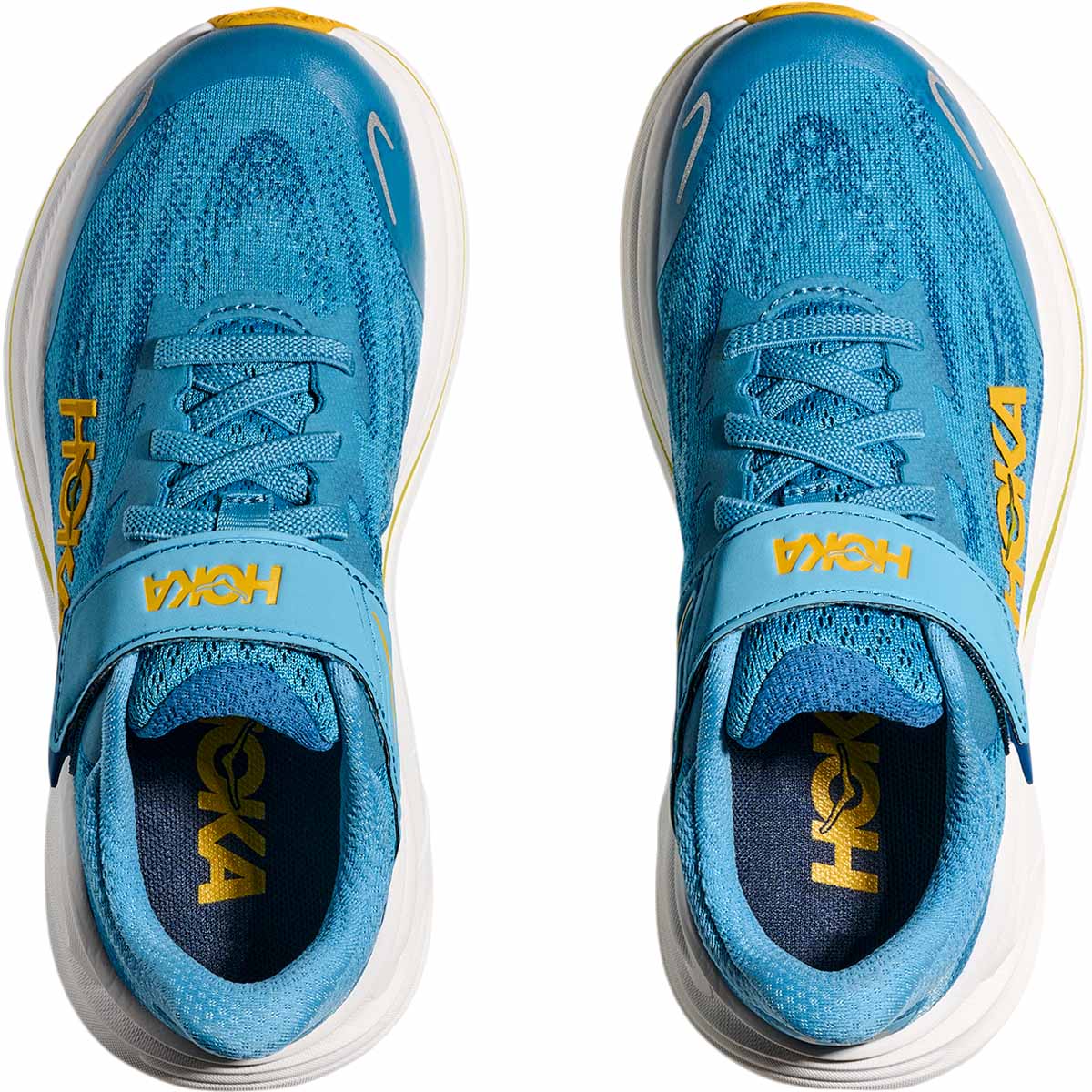 HOKA Clifton 10 Velcro Løbesko Børn Blue
