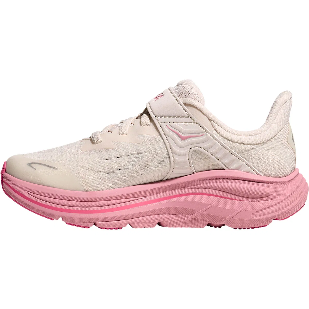 HOKA Clifton 10 Velcro Løbesko Børn Rose