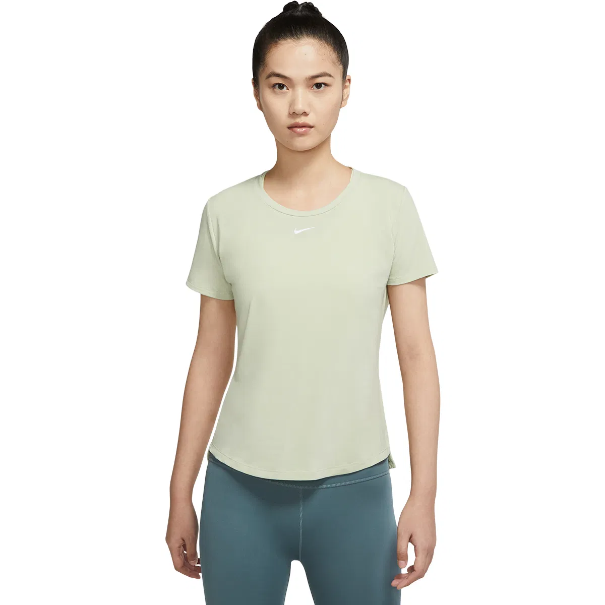 Nike Dri-FIT One Luxe Trænings T-shirt Dame OLIVE AURA/REFLECTIVE SILV