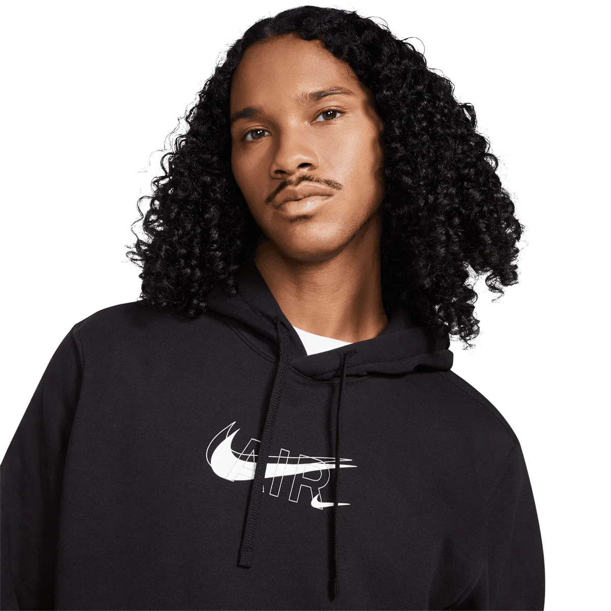 Nike Sportswear Hættetrøje Herre BLACK/BLACK/RED