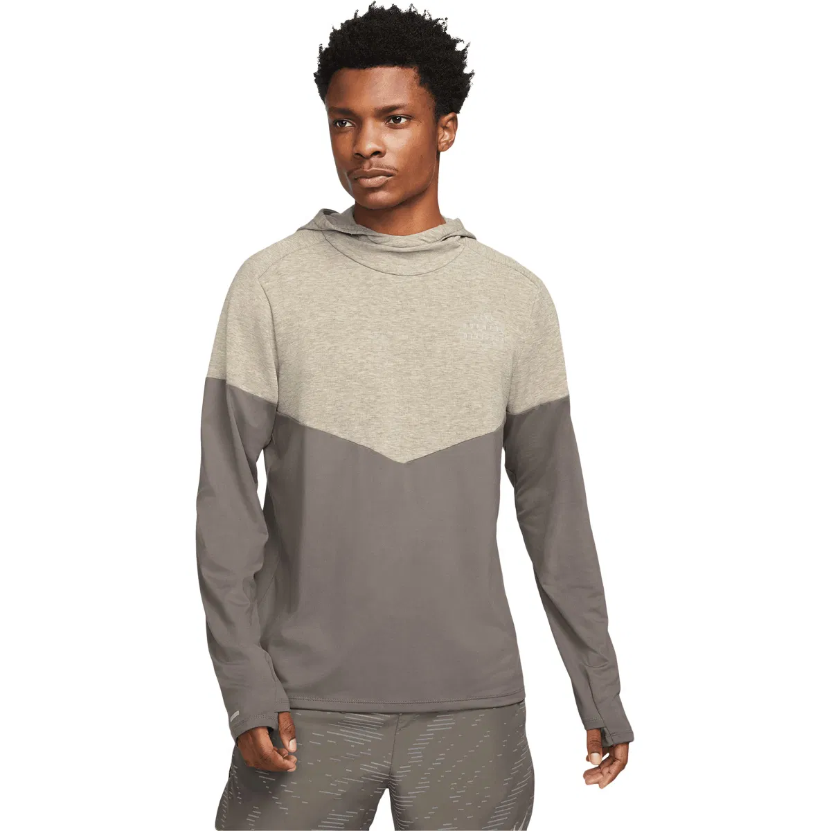 Nike Therma-FIT Element Run Division Hood Løbetrøje Herre CAVE STONE/CAVE STONE/REFLECTI