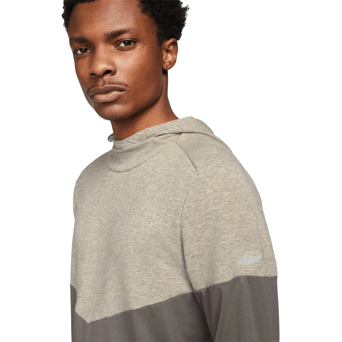 Nike Therma-FIT Element Run Division Hood Løbetrøje Herre CAVE STONE/CAVE STONE/REFLECTI