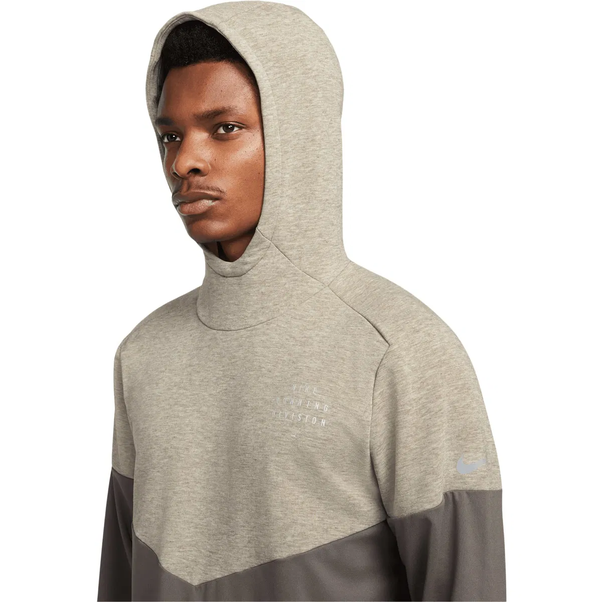Nike Therma-FIT Element Run Division Hood Løbetrøje Herre CAVE STONE/CAVE STONE/REFLECTI