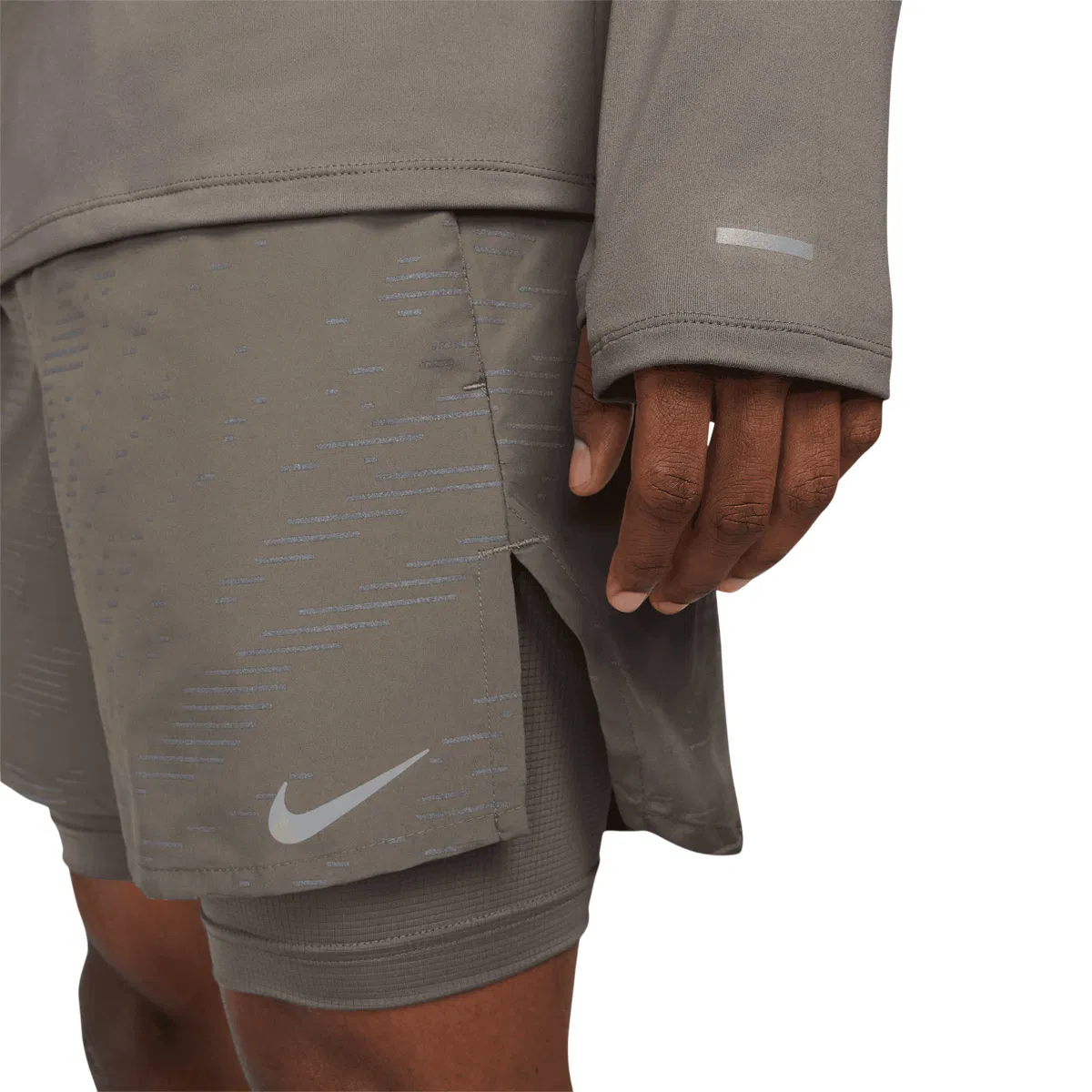 Nike Therma-FIT Element Run Division Hood Løbetrøje Herre CAVE STONE/CAVE STONE/REFLECTI